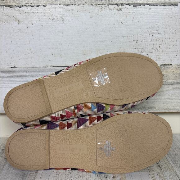 Indigo Rd. women 7.5 faux fur lined moccasin slip on shoe new aztec boho slipper - Picture 6 of 8